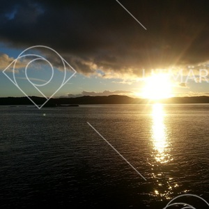 Solnedgång över Bohuskusten
